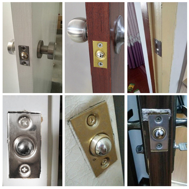 纯铜门碰珠 ktv房门门吸 门卡扣 隐形门扣 卡式 木门弹簧 碰珠锁