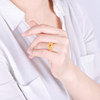 Hong Kong jewelry 999 gold women's ring