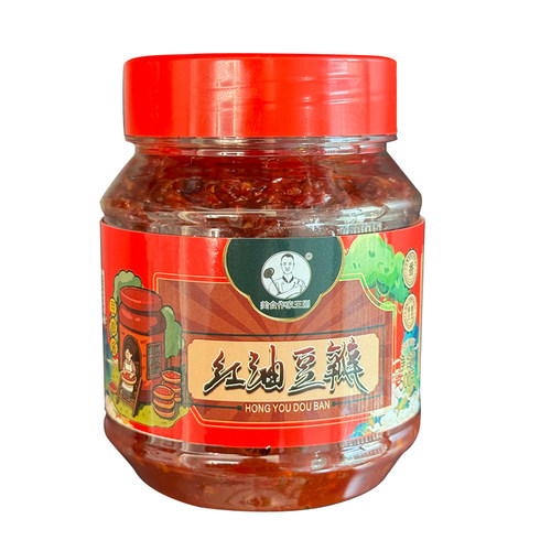 美食作家王刚红油豆瓣酱500克*2罐四川特色家用商用川菜调料佐料 - 图3