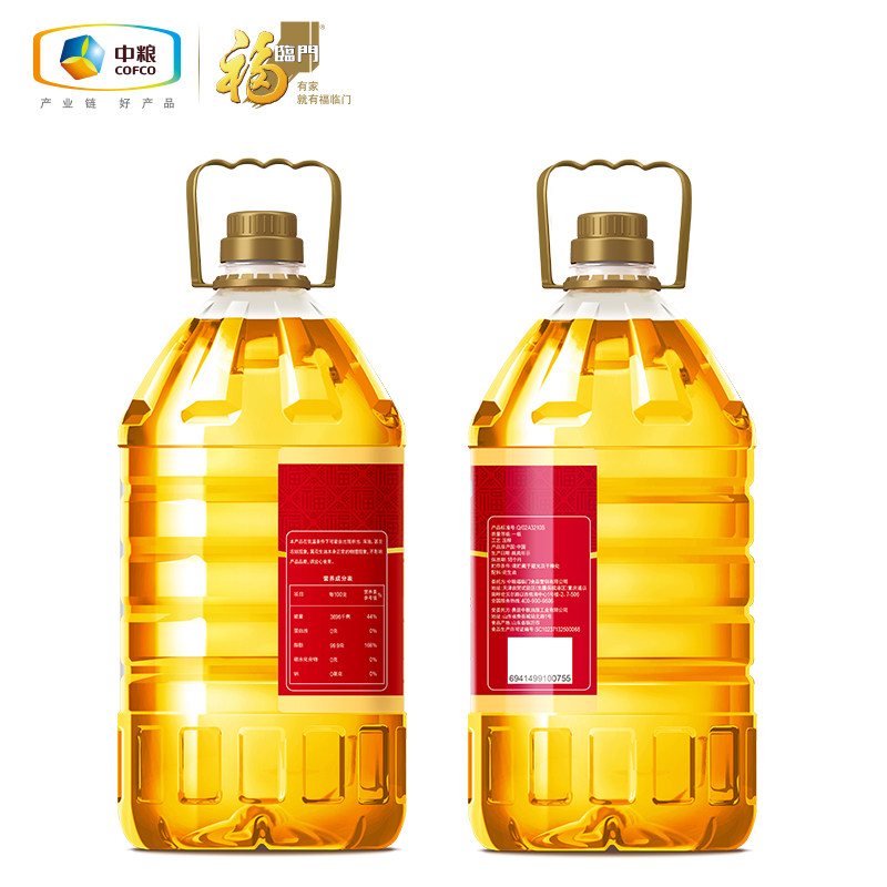 中粮福临门小榨炒香花生油4L*1*2*4桶食用油山东花生,淘宝优惠券,粉丝福利购,淘宝优惠卷