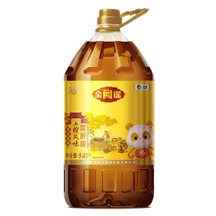 中粮福临门土榨风味菜籽油5.43L*1桶