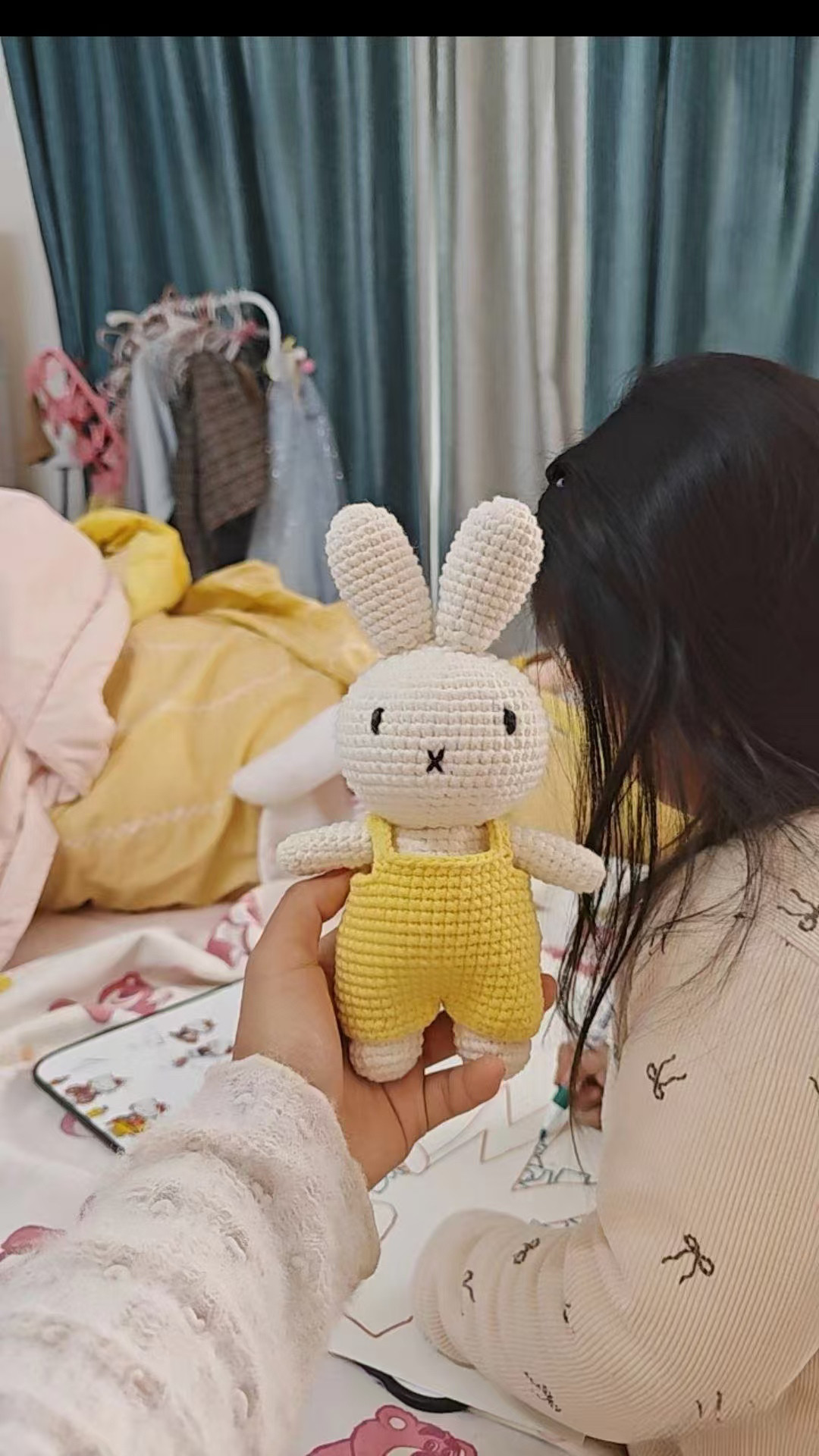 米菲小兔子玩偶钥匙挂扣娃娃公仔送女朋友礼物材料包毛线编织diy,淘宝优惠券,粉丝福利购,淘宝优惠卷