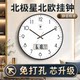 Polaris wall clock living room home fashion light luxury modern