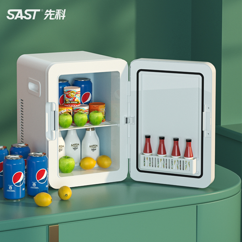 SAST20L宿舍出租小冰箱迷你小型家用制冷化妆品宿舍冷藏车载冰箱 - 图0