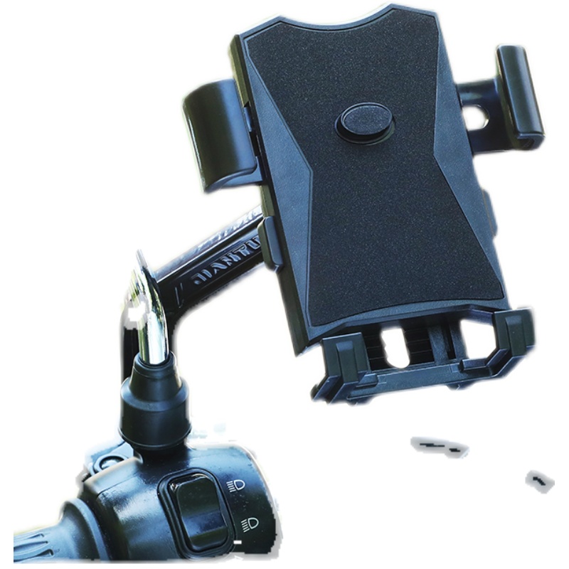 电动车手机架导航支架摩托车外卖骑手车载自行车电瓶车手机机支架 - 图3