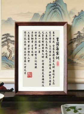 字画摆件装饰画书法摆台挂画