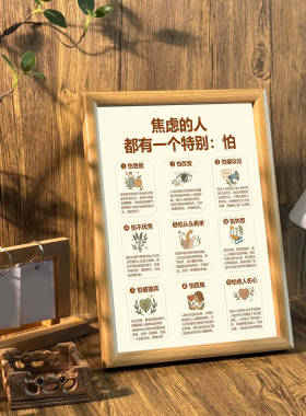 摆件励志文字相框墙面挂画