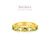 Chow Tai Fook SOINLOVE Spring Bud Green Polished Pure Gold Peridot Ring VRV86