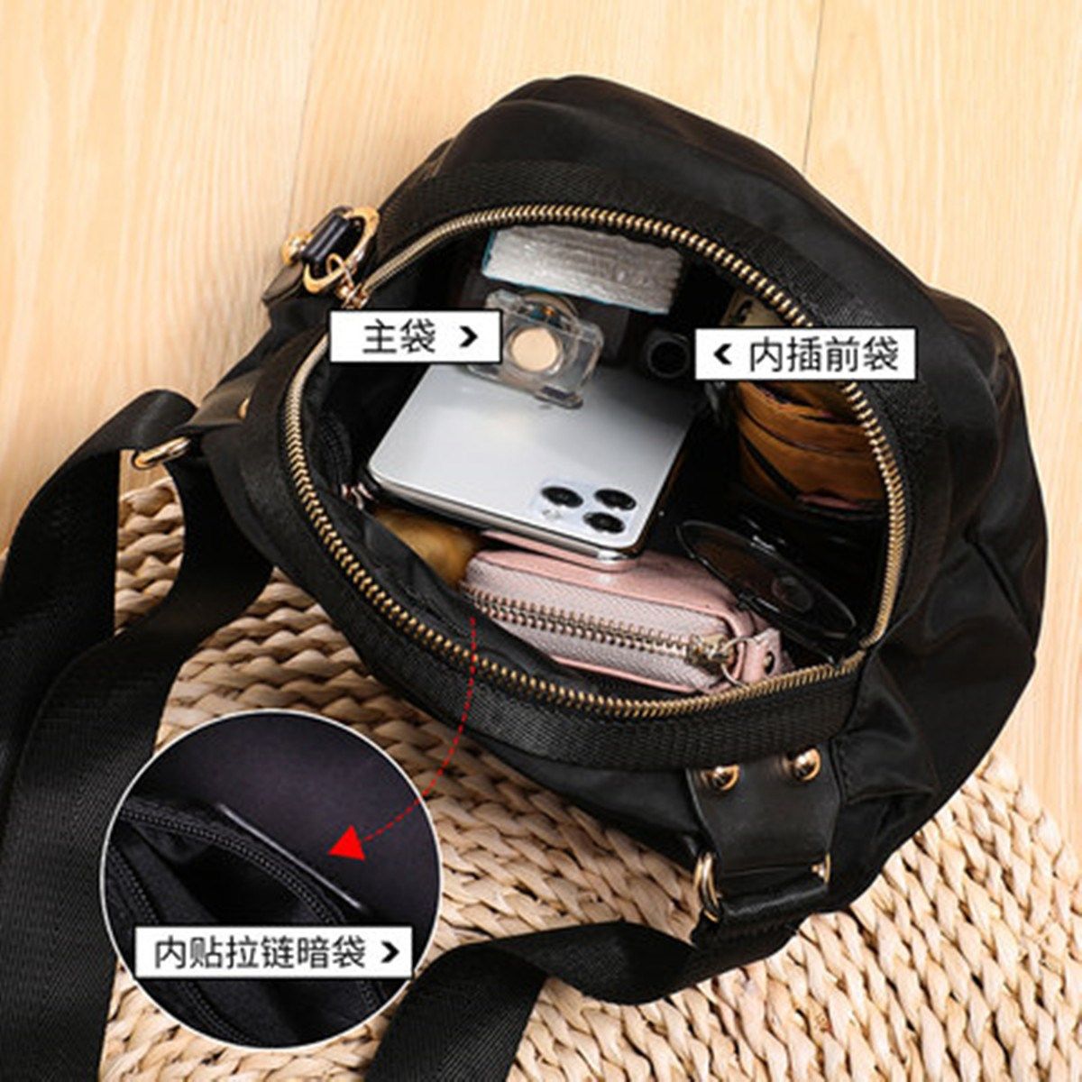 新款秋冬时尚百搭高品质爆款斜挎包 瑶妃女士包袋