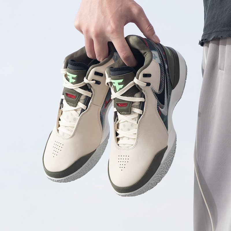 NIKE耐克男鞋2025秋季新款轻便篮球鞋运动鞋减震训练鞋球鞋HF0716 - 图0