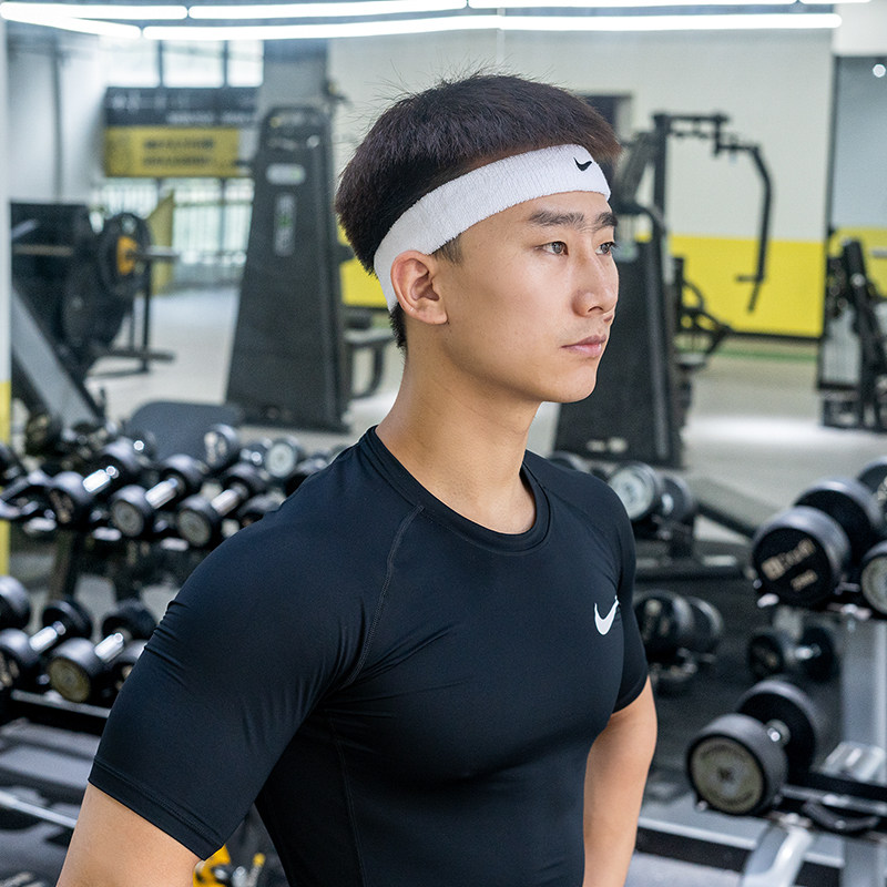 nike耐克头带男女头巾运动护额吸汗带健身瑜伽束发带ac2285-101