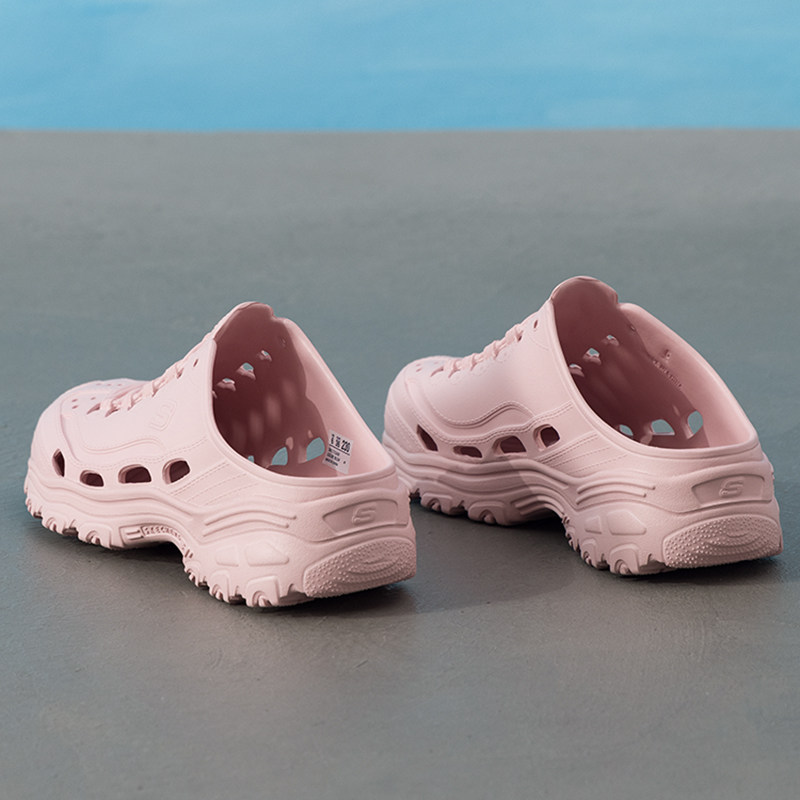 斯凯奇轻便凉鞋女鞋秋季新款运动沙滩鞋粉色休闲凉拖透气洞洞鞋,淘宝优惠券,粉丝福利购,淘宝优惠卷