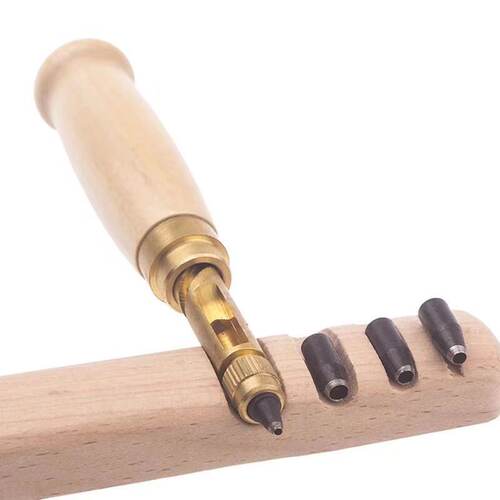 手工剪纸自动打孔器中国风窗花刻画升级版专用工具套装皮质皮带冲 - 图2