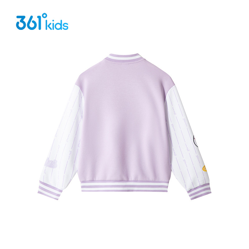 【商城同款】361童装女童棒球服外套秋季361度中大童休闲上衣,淘宝优惠券,粉丝福利购,淘宝优惠卷