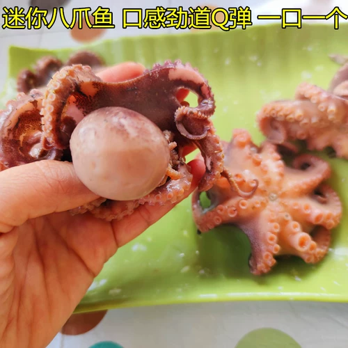 Замороженный свежий мини-осьминог, свежие морепродукты, водные продукты, глубоководные 2 фунта, бесплатная доставка, ингредиенты для горячего горшка из маленького осьминога, пойманного в море