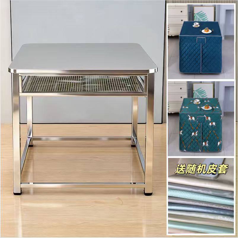 SUS201家用不锈钢烤火桌折叠组装桌冬季新款加厚正方形取暖小架子,淘宝优惠券,粉丝福利购,淘宝优惠卷