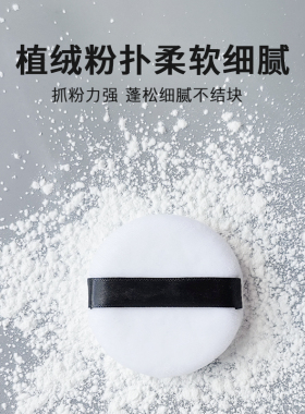 散粉盒空盒定妆粉分装盒带粉扑
