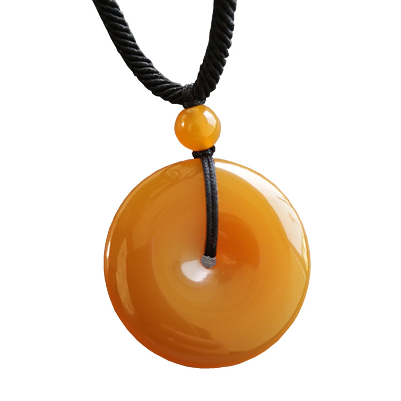 龍玉記云南天然黄龙玉平安扣圆形吊坠土黄色黄玉男女儿童挂件颈链,淘宝优惠券,粉丝福利购,淘宝优惠卷