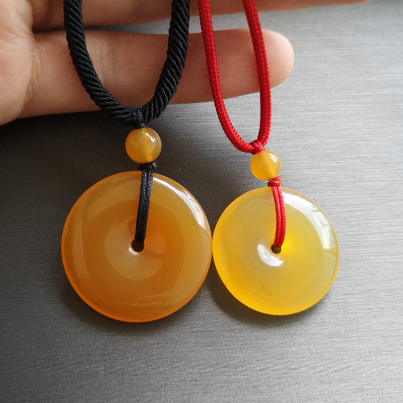 龍玉記云南天然黄龙玉平安扣圆形吊坠土黄色黄玉男女儿童挂件颈链,淘宝优惠券,粉丝福利购,淘宝优惠卷