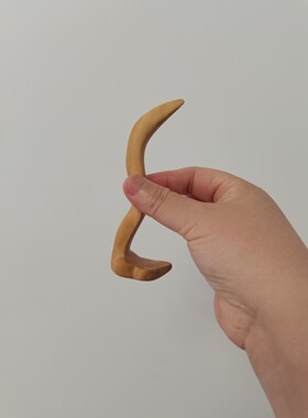 黄杨木定制子午簪现货日常用品佩戴牢固可其他材料纯手工私人定做