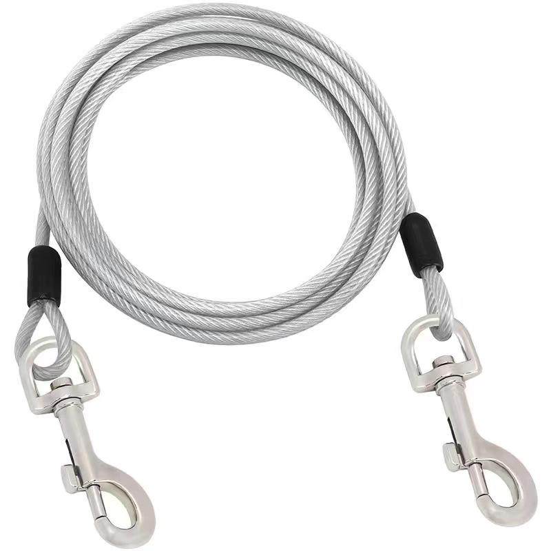 狗狗牵引绳铁狗链子户外加长超长狗绳拴狗钢丝绳加粗防咬链咬不断,淘宝优惠券,粉丝福利购,淘宝优惠卷