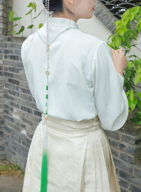 刺绣璎珞挂脖香囊新中式香囊球汉服装饰品车载吊饰旗袍