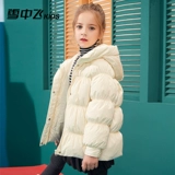 Детский зимний пуховик, куртка, детская одежда, коллекция 2021, подходит для подростков, семейный стиль