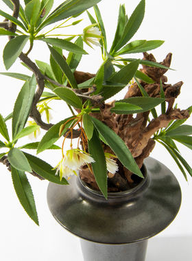 新中式仿真花盆景仿真绿植