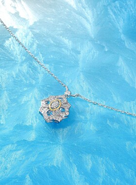 项链高级感轻奢小众镂空四叶草