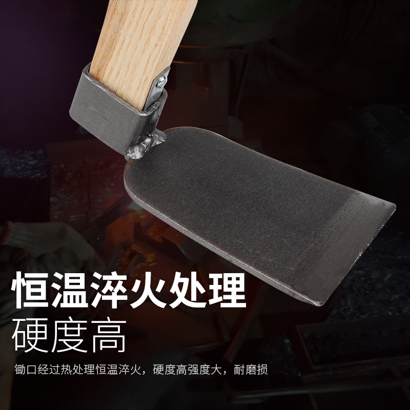 锰钢小锄头种菜家用除草开沟神器农用工具大全农具开荒翻挖地松土 - 图1