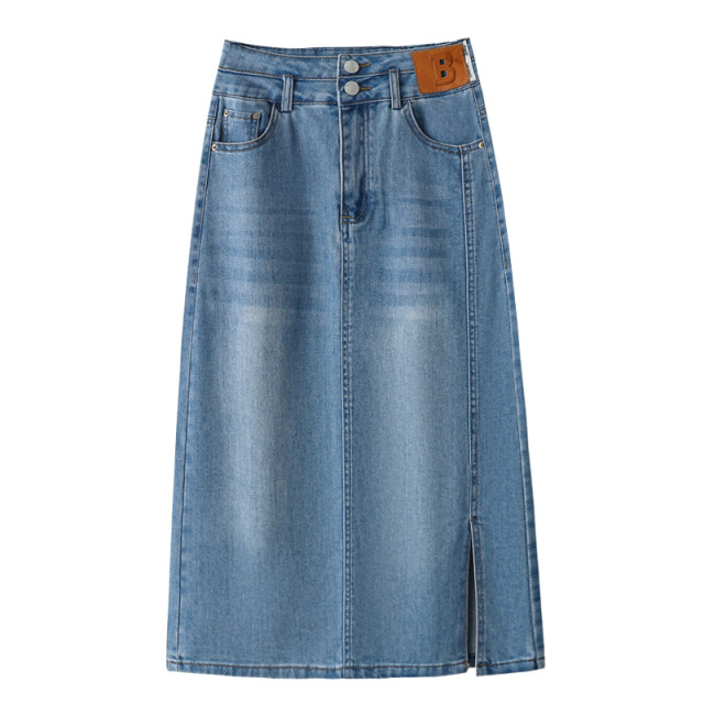 ກະໂປງສະໄລ້ Carmine ແຟຊັນ A-line skirt