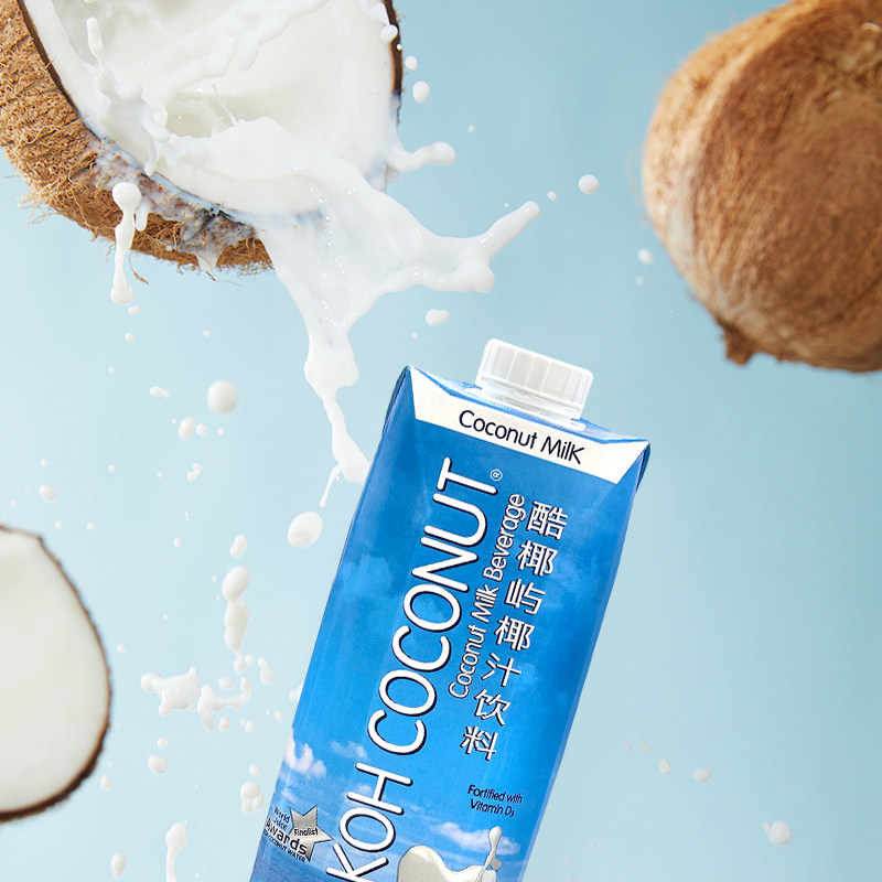 KOH酷椰屿100%椰子水&椰汁饮料泰国进口椰汁水生榨椰汁椰奶组合装,淘宝优惠券,粉丝福利购,淘宝优惠卷