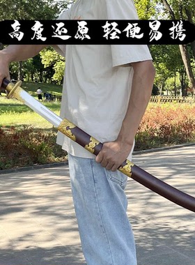 锦衣卫刀飞鱼服绣春刀表演塑料刀
