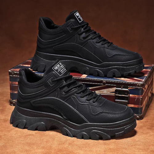 马丁靴男鞋2025年新款冬季工装靴子男款厚底防滑板鞋男士休闲鞋子 - 图2