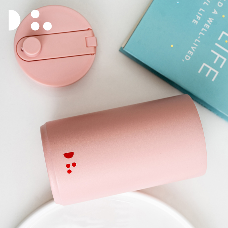 丹麦DesignLetters咖啡保温保冷杯高颜值外带不锈钢杯子女随行杯