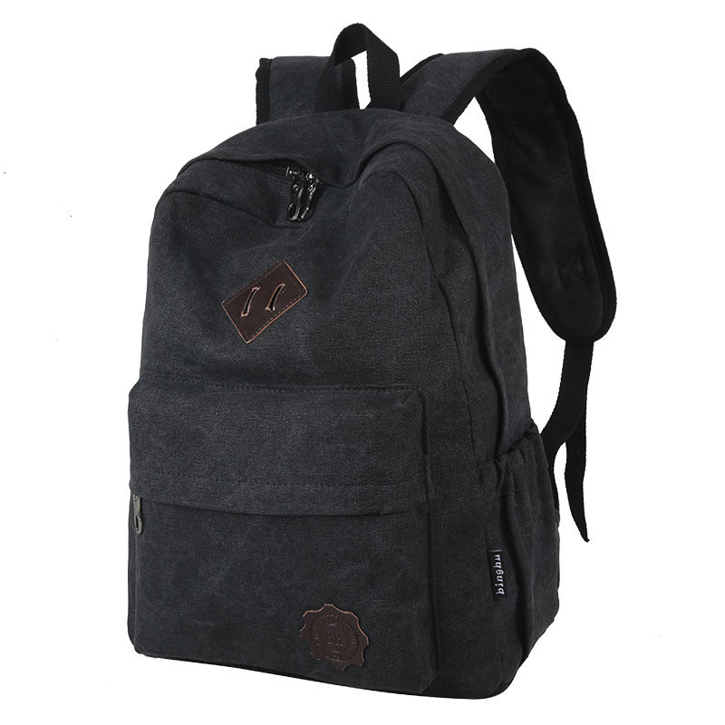 2020新款帆布休闲旅行男士双肩包 badaba箱包双肩背包