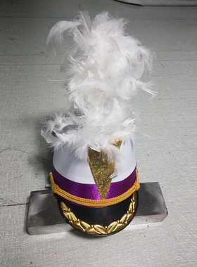 定做鼓号队仪仗队服礼帽乐队帽子