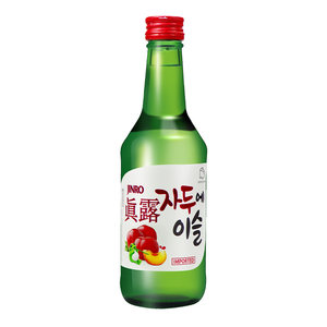 韩国进口真露烧酒西柚青葡萄李子果味清酒女士低度果酒360ML*4瓶