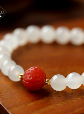 MYPAPA和田玉系列毕业级高冰青海料细肉和田玉白玉手串手链男女