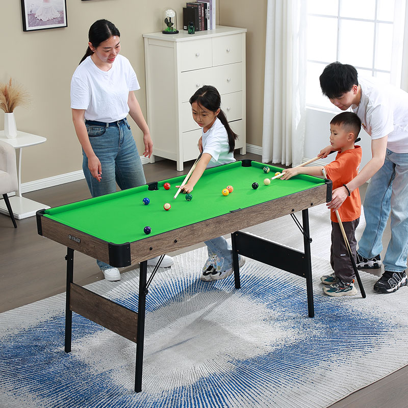 家用可折叠台球桌免安装儿童3合1室内多功能桌球台乒乓球桌亲子-图0