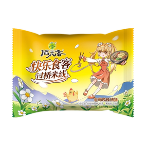 稻花香 过桥米线正宗方便米粉丝老母鸡炖汤味非油炸方便泡面4袋装
