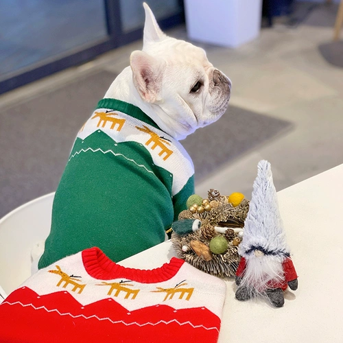Собачья рождественская одежда Метод одежды Дубавея питомец Зимний Снег Шери Биени Тедди VIP -фестивали фестивали