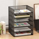 Office desktop file storage rack information organizer rack