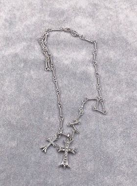 日韩风十字架送礼吊坠雪梨同款