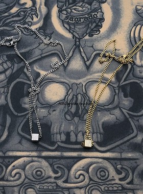 张艺兴同款就是钛钢街舞吊坠项链