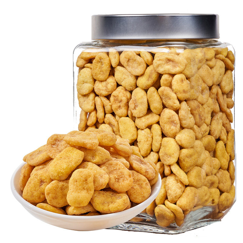 蟹黄味500g袋装休闲下酒菜兰花豆 鲜工厂豆类制品