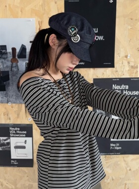 local aliens外星沙龙美式复古英伦深色牛仔贝雷帽可调节画家帽子