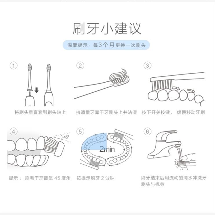 8支装促销BAIR德国拜尔电动牙刷头A3A5拜耳替换A系列进口刷毛 - 图2