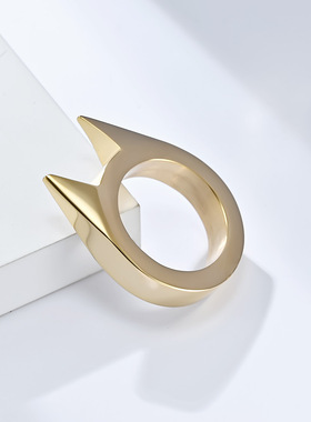 防身钛钢戒指钛钢不生锈不变色