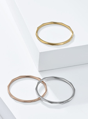 1mm钛钢戒指钛钢简约JZ837